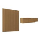 Ver imagem 3 de Rack Extensível com Painel Ripado TV 75 Polegadas Planejado 200x230cm Aruá CabeCasa MadeiraOriginals