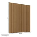 Ver imagem 6 de Rack Extensível com Painel Ripado TV 75 Polegadas Planejado 200x230cm Aruá CabeCasa MadeiraOriginals