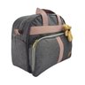 Kit Bolsa Maternidade 04 peças C/Mochila Cinza/Rosa - 2
