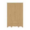 Ver imagem 3 de Guarda-roupa Infantil 122cm 4 Portas e 2 Gavetas Dengo Multimóveis Mp4438 Madeirado Madeirado