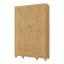 Ver imagem 2 de Guarda-roupa Infantil 122cm 4 Portas e 2 Gavetas Dengo Multimóveis Mp4438 Madeirado Madeirado