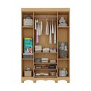 Ver imagem 4 de Guarda-roupa Infantil 122cm 4 Portas e 2 Gavetas Dengo Multimóveis Mp4438 Madeirado Madeirado