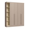 Módulo Guarda-roupa de Canto 4 Portas 2 Gavetas Infinity - 1