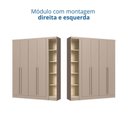 Ver imagem 6 de Módulo Guarda-roupa de Canto 4 Portas 2 Gavetas Infinity