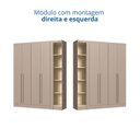 Ver imagem 6 de Módulo Guarda-roupa de Canto 4 Portas 2 Gavetas Infinity
