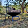 Lareira 3010 Externa Portátil para Jardim Preto - 2