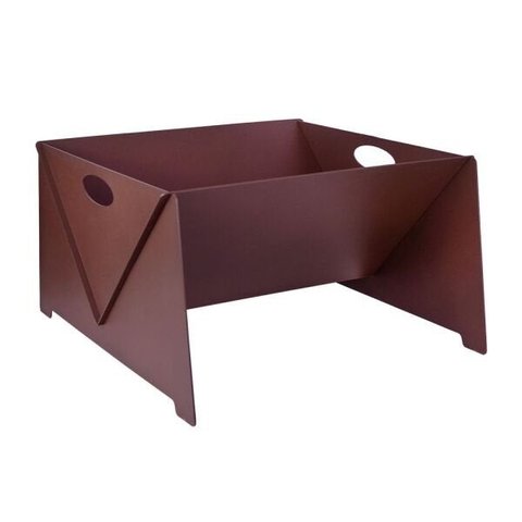 Lareira Portátil À Lenha De Ferro Para Área Externa e Jardim Aço Corten