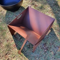 Lareira Portátil À Lenha De Ferro Para Área Externa e Jardim Preto - 9
