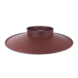 Lareira 3006 Portátil Moderna Redonda para Jardim Aço Corten - 4