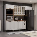 Ver imagem 2 de Cozinha Americana Modulada 4 Peças com Vidros Reflecta Balcão com Tampo Paris