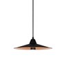 Luminária Pendente Chapéu Chinês 519 Cozinha Bancada Preto com Cobre - 1