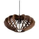 Ver imagem 5 de Lustre Pendente 910 Madeira Rústico Cozinha Sala 40Cm Marrom