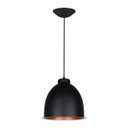 Ver imagem 6 de Pendente 528 Retrô/ Industrial 23,5cm Preto com Cobre