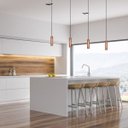 Ver imagem 3 de Pendente Tubo 710 - Gu10 para Mini Dicroica - 20cm Cobre