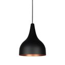 Ver imagem 6 de Pendente Taça 506 Para Bancada 22,5cm Preto com Cobre