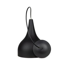 Pendente Taça 506 Para Bancada 22,5cm Preto com Cobre - 4