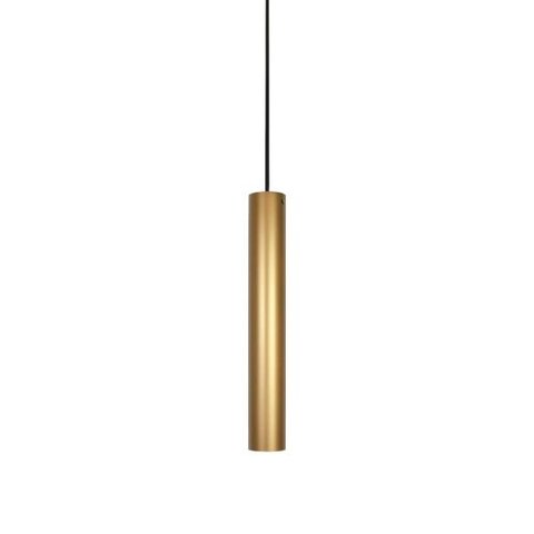Pendente Tubo 715 - Gu10 para Mini Dicroica - 35cm Dourado