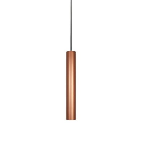 Pendente Tubo 715 - Gu10 para Mini Dicroica - 35cm Cobre
