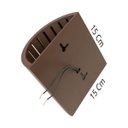 Ver imagem 2 de Arandela de Madeira 430 Rústica G9 15x15cm Marrom