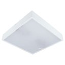 Ver imagem 1 de Plafon Sobrepor de Teto Quadrado - 4 Lâmpadas E27 - 40x40cm Branco