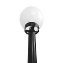 Ver imagem 3 de Poste de Luz 0637 Para Jardim Colonial Bola de Vidro Preto