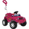 Mini Carro Infantil Bandeirante Banjipe - 2 em 1 - Pedal e Passeio - Pink - 1