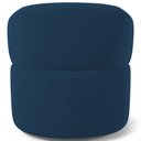 Ver imagem 5 de Kit 02 Poltronas Giratória Orgânica para Sala de Estar Living Helena L02 Suede Azul Marinho - Lyam