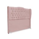 Ver imagem 1 de Cabeceira de Cama Box Queen 160 Cm Dubai Premium - Veludo Rose