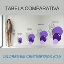 Ver imagem 4 de Adesivo Floral Boho Roxo Estilo Nórdico 55x80 Minimalista Mod.02