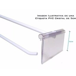 Gancho Cabide Expositor Painel Canaletado 25cm Branco - 3