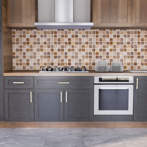 Kit Papel de Parede Adesivo Vinilico Azulejo Português Decoração para Cozinhas