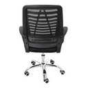 Ver imagem 3 de Kit com 2 Cadeiras de Escritório Mesh Ergonômica Bestchair Home Office Par - Preta