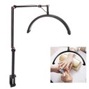 Ver imagem 2 de Luminaria Estetica Meia Lua Arco 3 Tons Led Suporte Celular Mesa Salao de Beleza Spa Limpeza de Pele