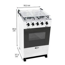 Fogão 4 Bocas Delicato 52L Clarice Eletrodomésticos - 2