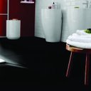 Ver imagem 1 de Piso Vinilico PVC Cores, Branco, Preto e Dama 0,70mm 2X25mt: Preto