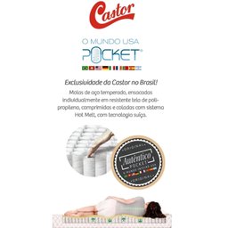 Colchão Casal Castor Silver Star Air Double Face Pocket 138x188x34 - 5