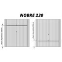 Ver imagem 7 de Painel Ripado 230x250 Com LED Para TV 85 Polegadas Nobre Gelius Naturale