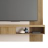 Painel Tv 65 Polegadas Suspenso Freijó Off White Faith Shop Jm - 3