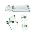 Ver imagem 1 de Kit Banheiro em Vidro Para Lavabo 1 com 3 Peças:Incolor