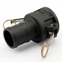 Ver imagem 1 de Engate Rápido Conexão Fêmea Espigão 3 Polegadas em Polipropileno Preto