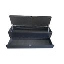 Ver imagem 4 de RECAMIER PUFF BAÚ SAPATEIRA COM GAVETA 1,38 CM PARA CAMA BOX PADRÃO - PRETO CORINO