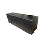 RECAMIER PUFF BAÚ SAPATEIRA COM GAVETA 1,38 CM PARA CAMA BOX PADRÃO - PRETO CORINO - 2