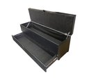 Ver imagem 3 de RECAMIER PUFF BAÚ SAPATEIRA COM GAVETA 1,38 CM PARA CAMA BOX PADRÃO - PRETO CORINO