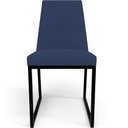 Ver mais imagens de Kit 08 Cadeira Para Sala Jantar Base Aço Industrial Preto Dafne L02 Suede Azul Marinho - Lyam