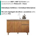 Ver imagem 5 de Balcao para Pia 3 Portas 1 Gaveta 118 cm Canada Cedro Rudk