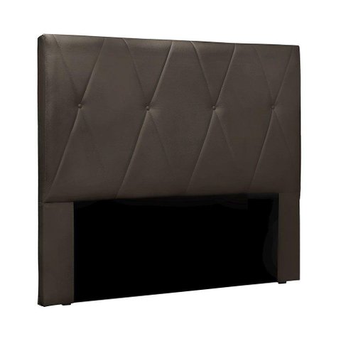 Cabeceira Para Cama Box Queen Aquilla 160Cm Veludo Marrom