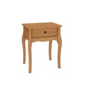 Ver imagem 4 de Mesa Cabeceira Madeira 01 Gaveta Corrediças Telescópicas Clássica Freijó Leone Idimex