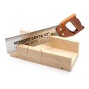 Ver mais imagens de Caixa Meia Esquadria Gabarito Madeira Corte Angulo