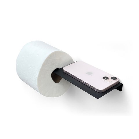 Porta Papel Higiênico Strassis Design Sd-4501 Preto