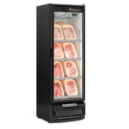 Refrigerador/Expositor Vertical Conveniência Cerveja e Carnes Gcbc-45 Pr Preto Gelopar 445L - 2